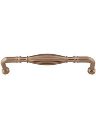 Tuscany Cabinet Pull - 7 inch Center-to-Center in Brushed Bronze.